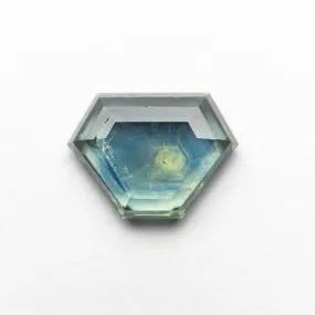 2.09ct 9.21x6.72x3.05mm Shield Portrait Cut Sapphire 21603-06