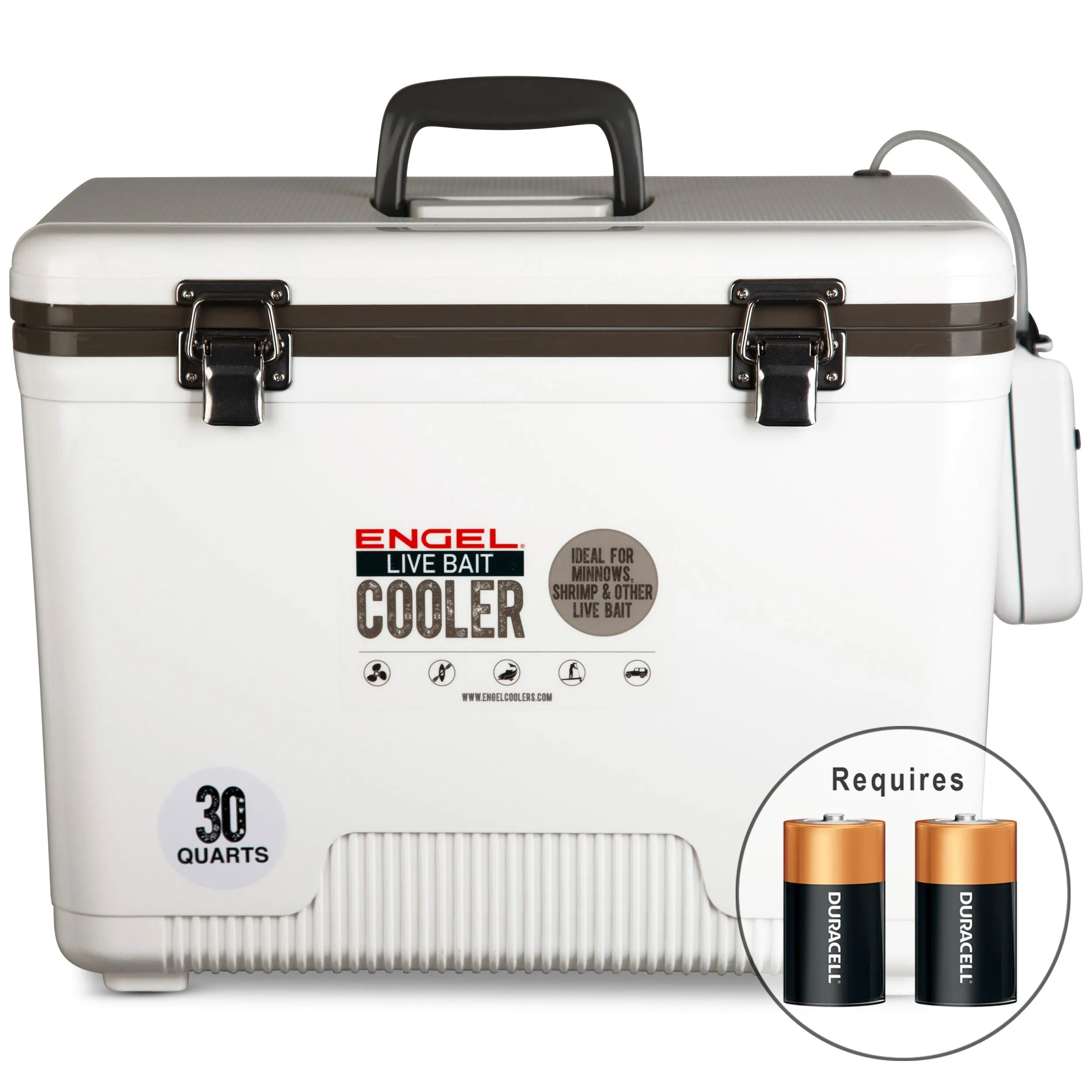 30 Quart Live Bait Drybox/Cooler