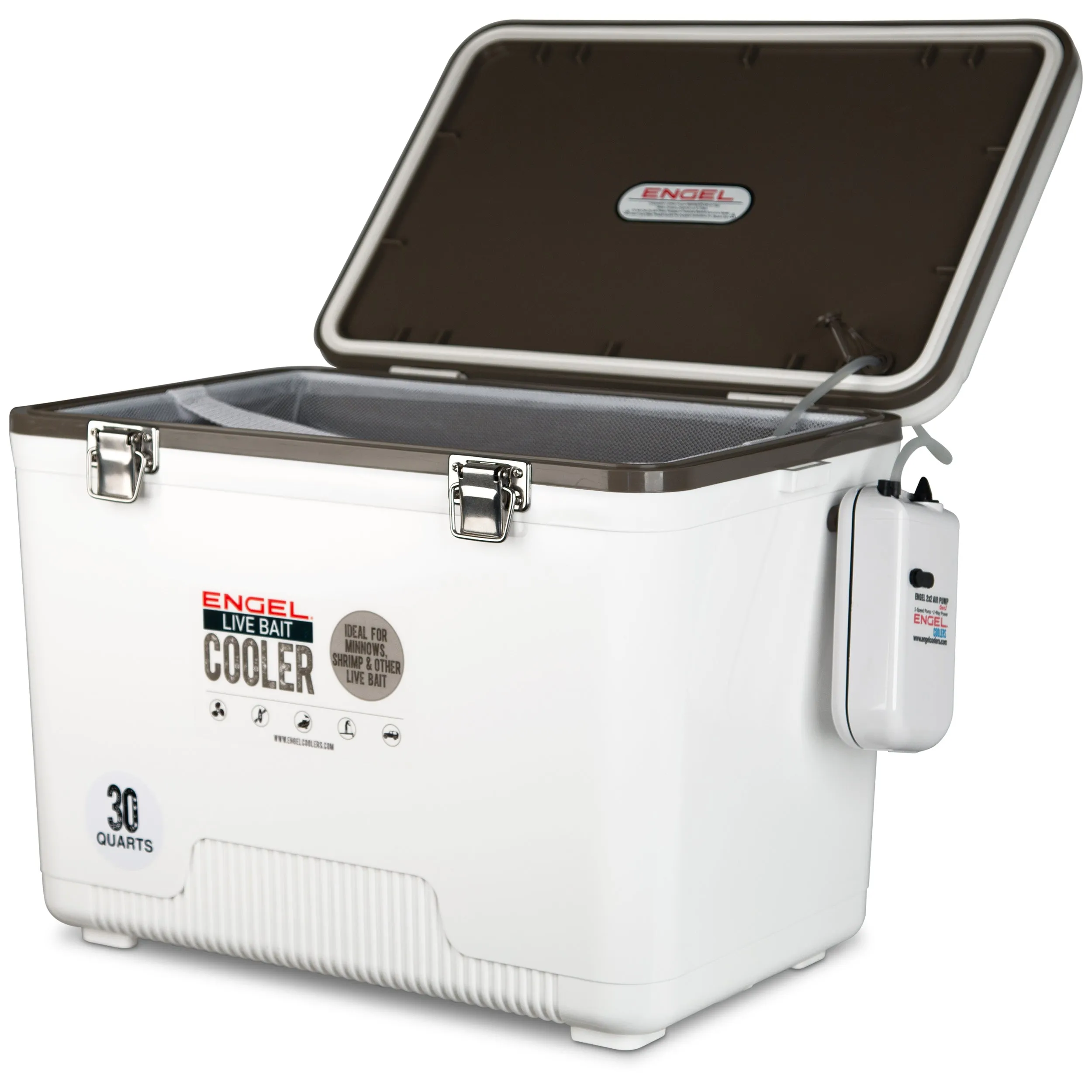 30 Quart Live Bait Drybox/Cooler