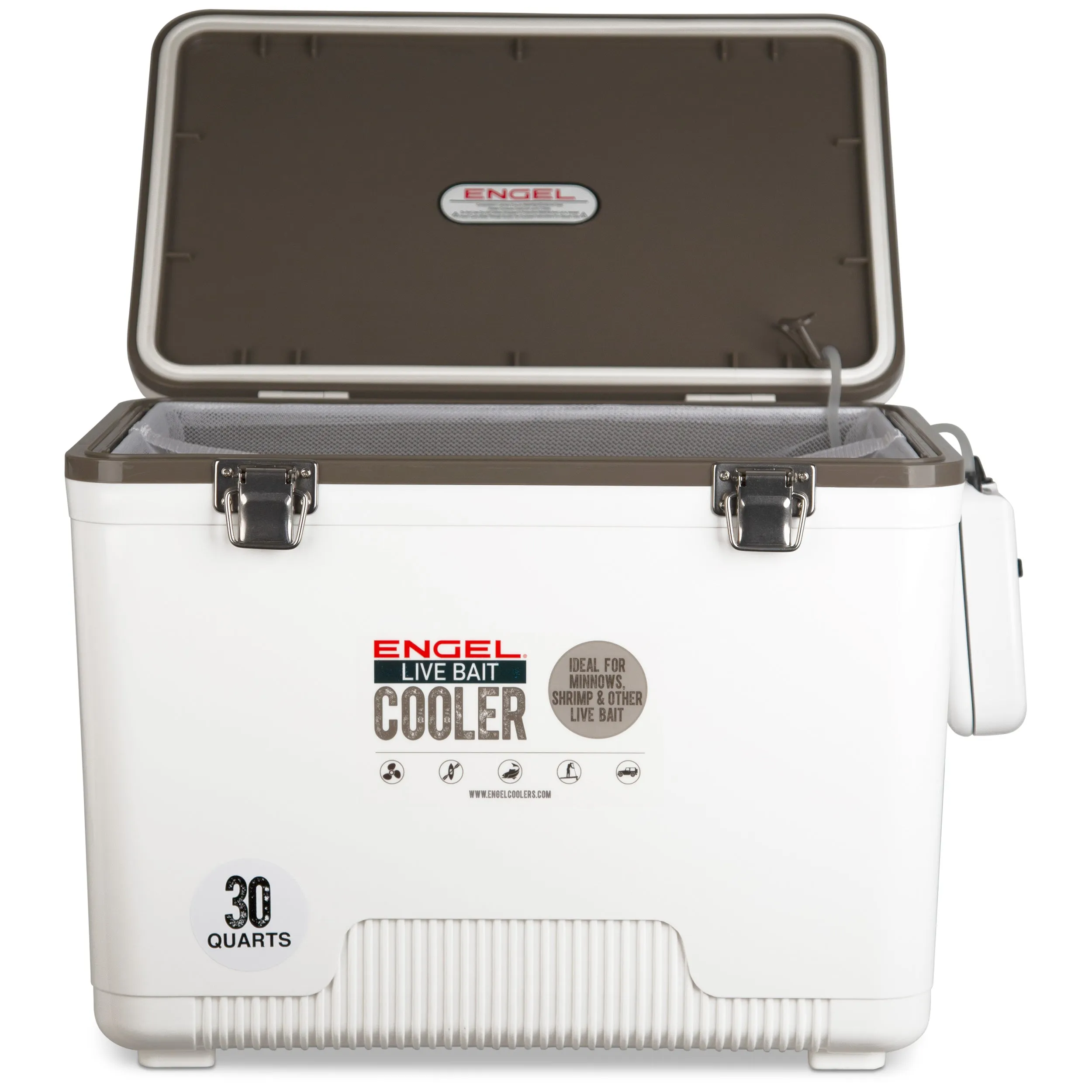 30 Quart Live Bait Drybox/Cooler