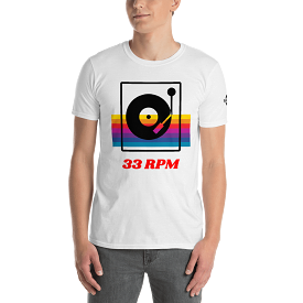 33 RPM Vinyl Record T-shirt