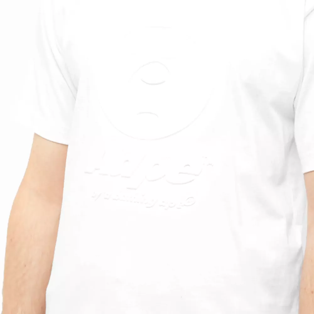 AAPE Moon Face T-Shirt in White - A Bathing Ape