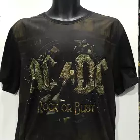 AC/DC Rock Or Bust T-Shirt - Black