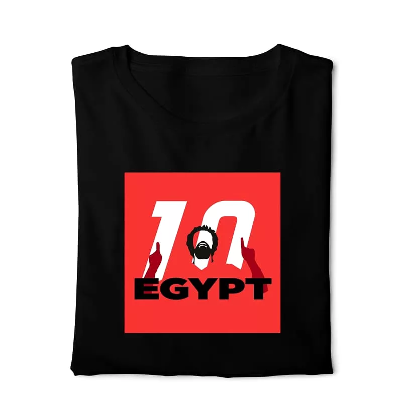 ACON Egypt Mo Salah - Basic T-shirt Black with Digital Graphics