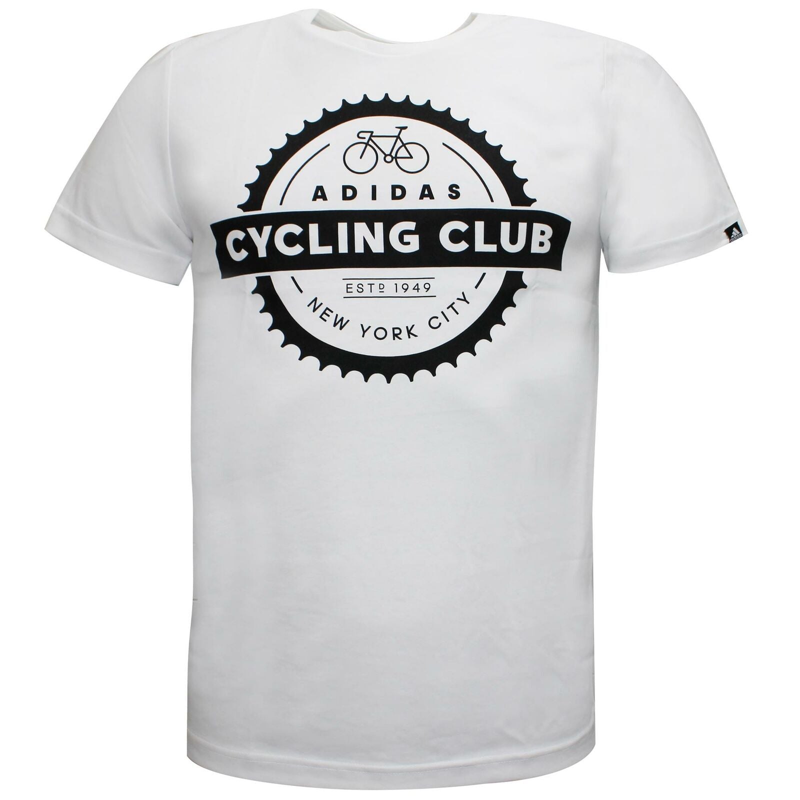 Adidas NYC Cycling Club White T-Shirt - Men