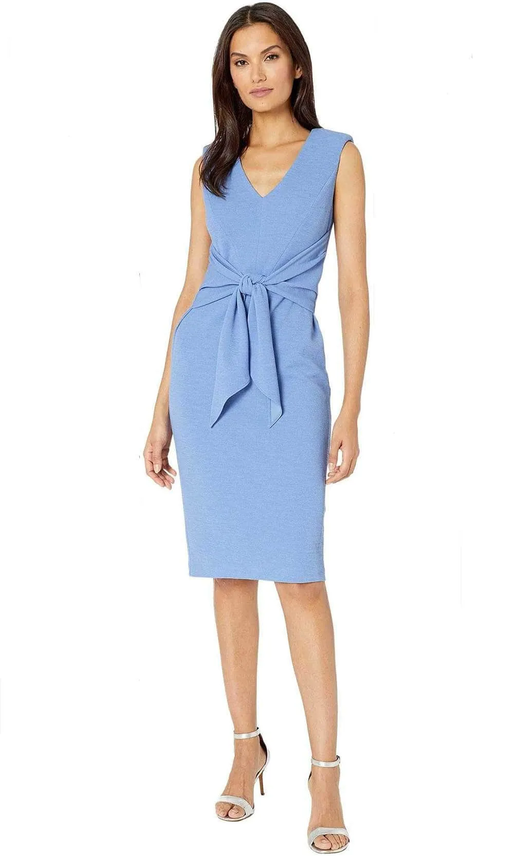 Adrianna Papell Tie Front Cocktail Dress