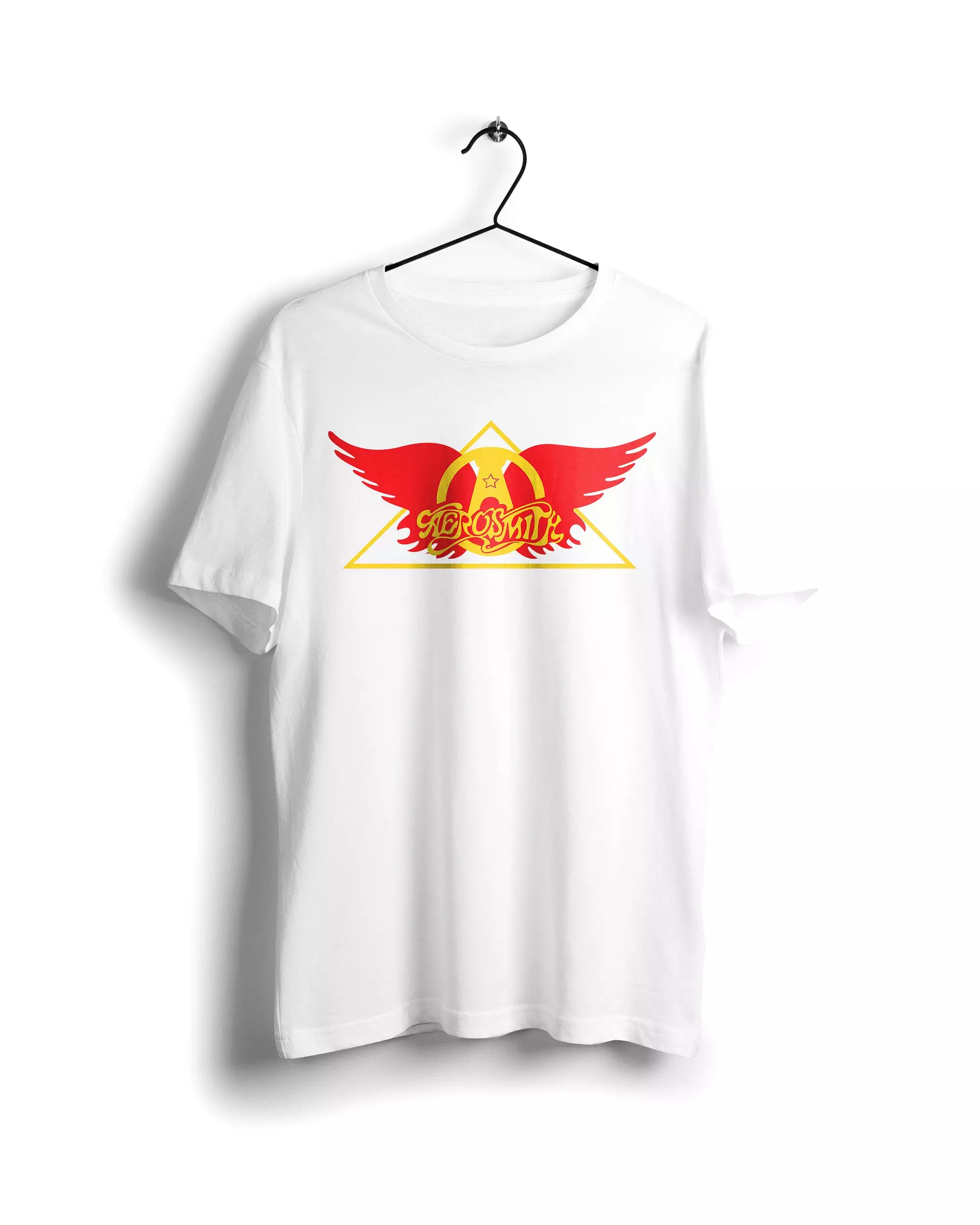 Aerosmith T-shirt - White Basic Digital Graphics