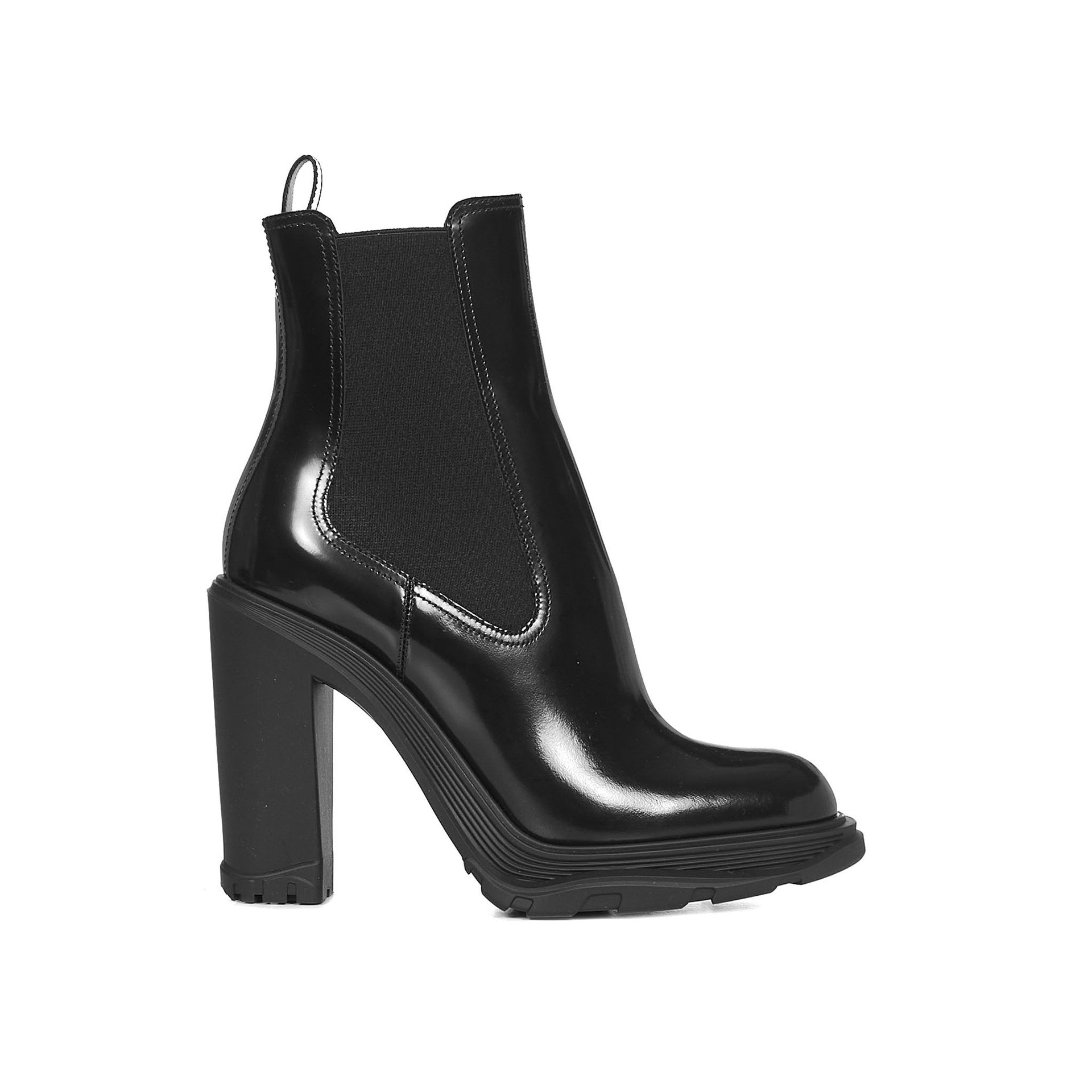 Alexander Mcqueen Chelsea boots with heel