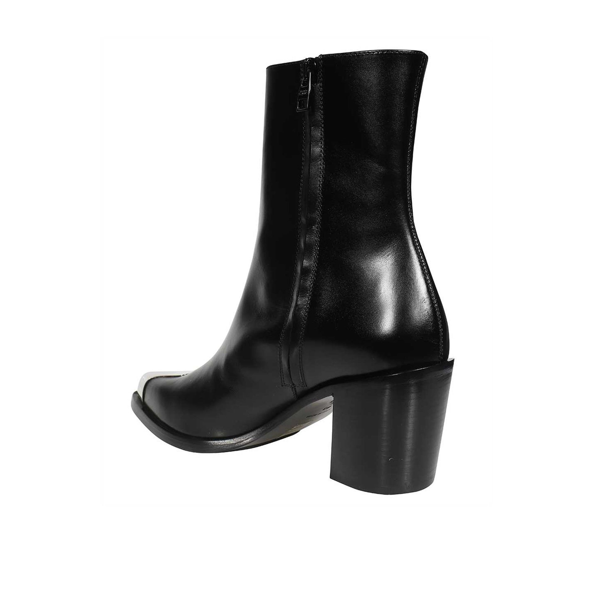 Alexander Mcqueen leather cowboy punk boots