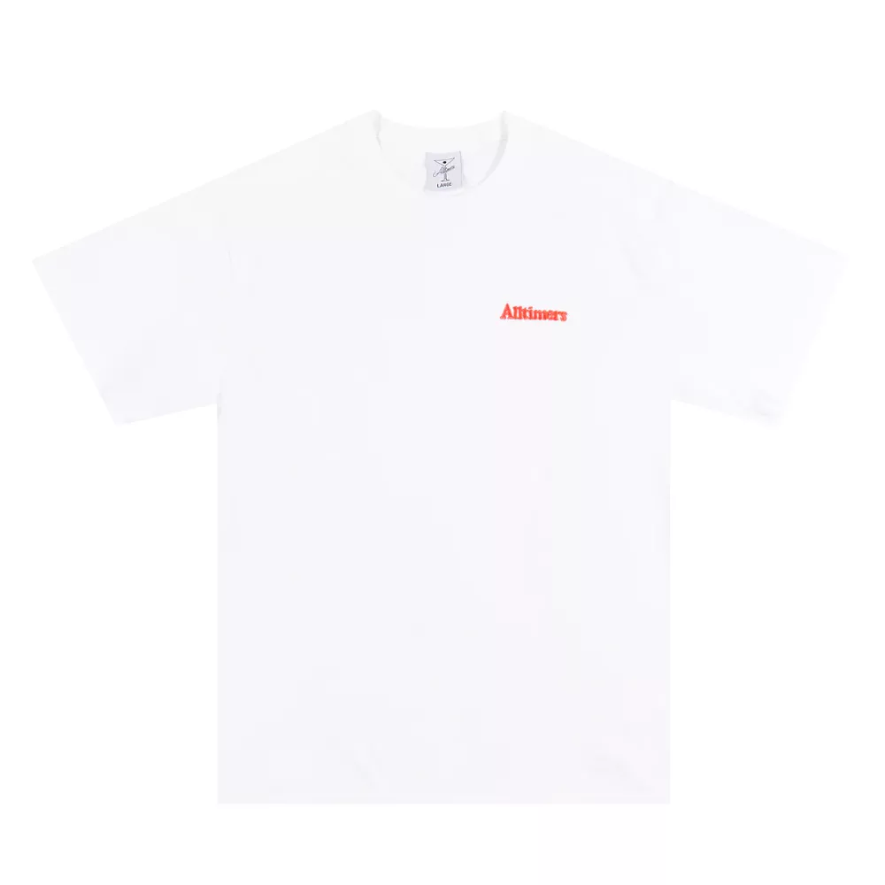 Alltimers Broadway Embroidered T-Shirt White