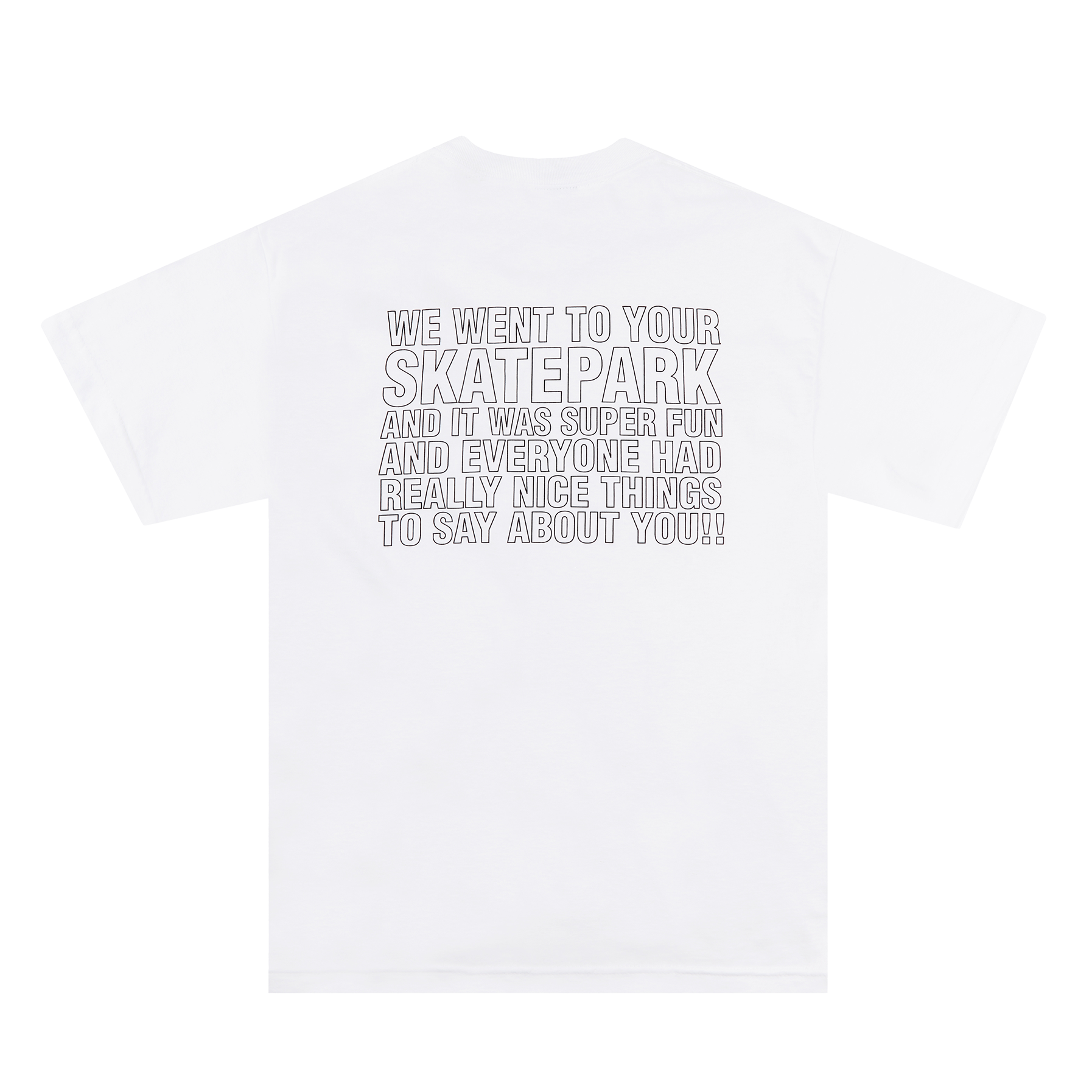 Alltimers Bronze Skatepark T-Shirt in White