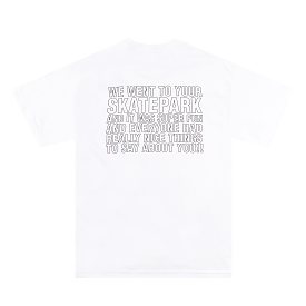 Alltimers Bronze Skatepark T-Shirt in White