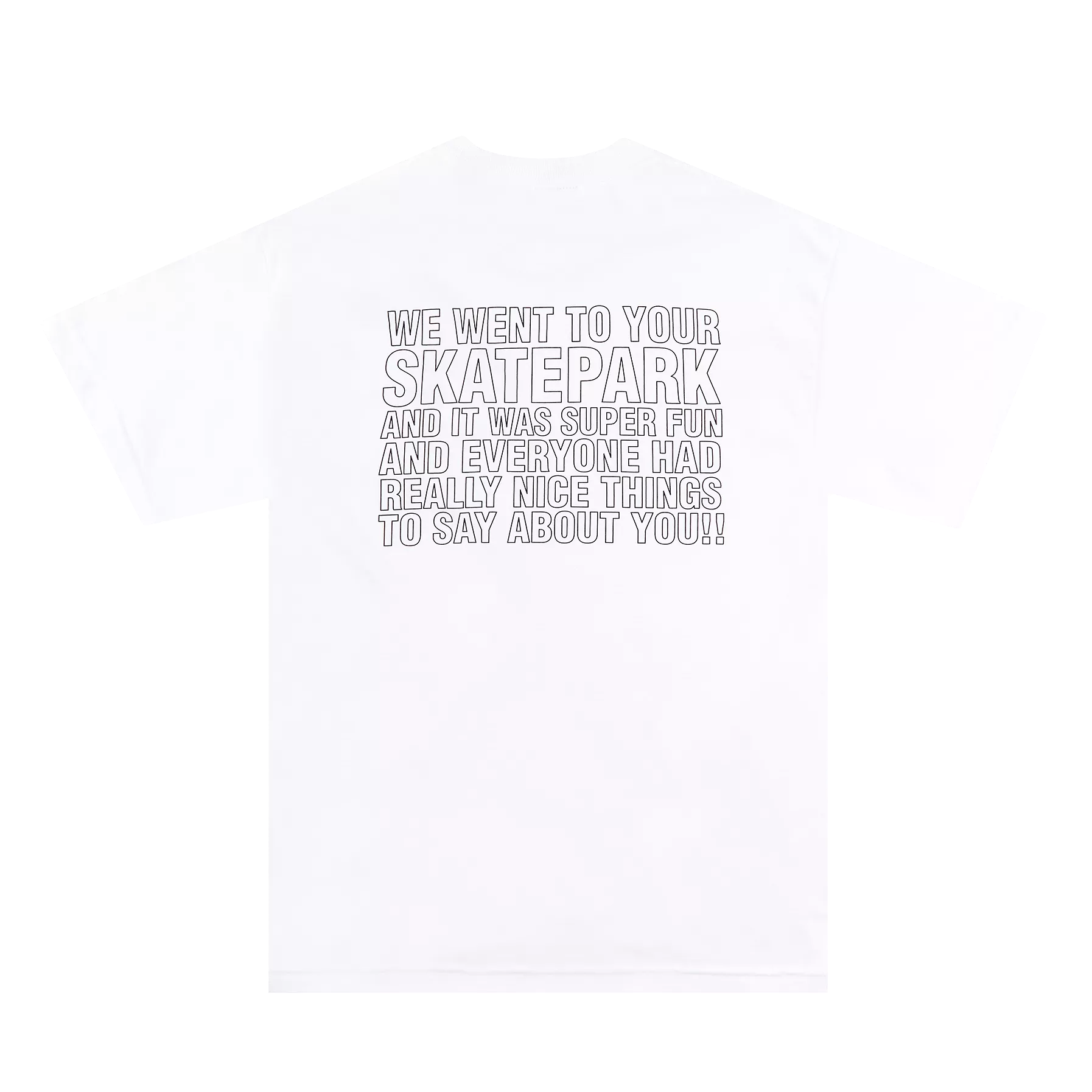 Alltimers Bronze Skatepark T-Shirt - White