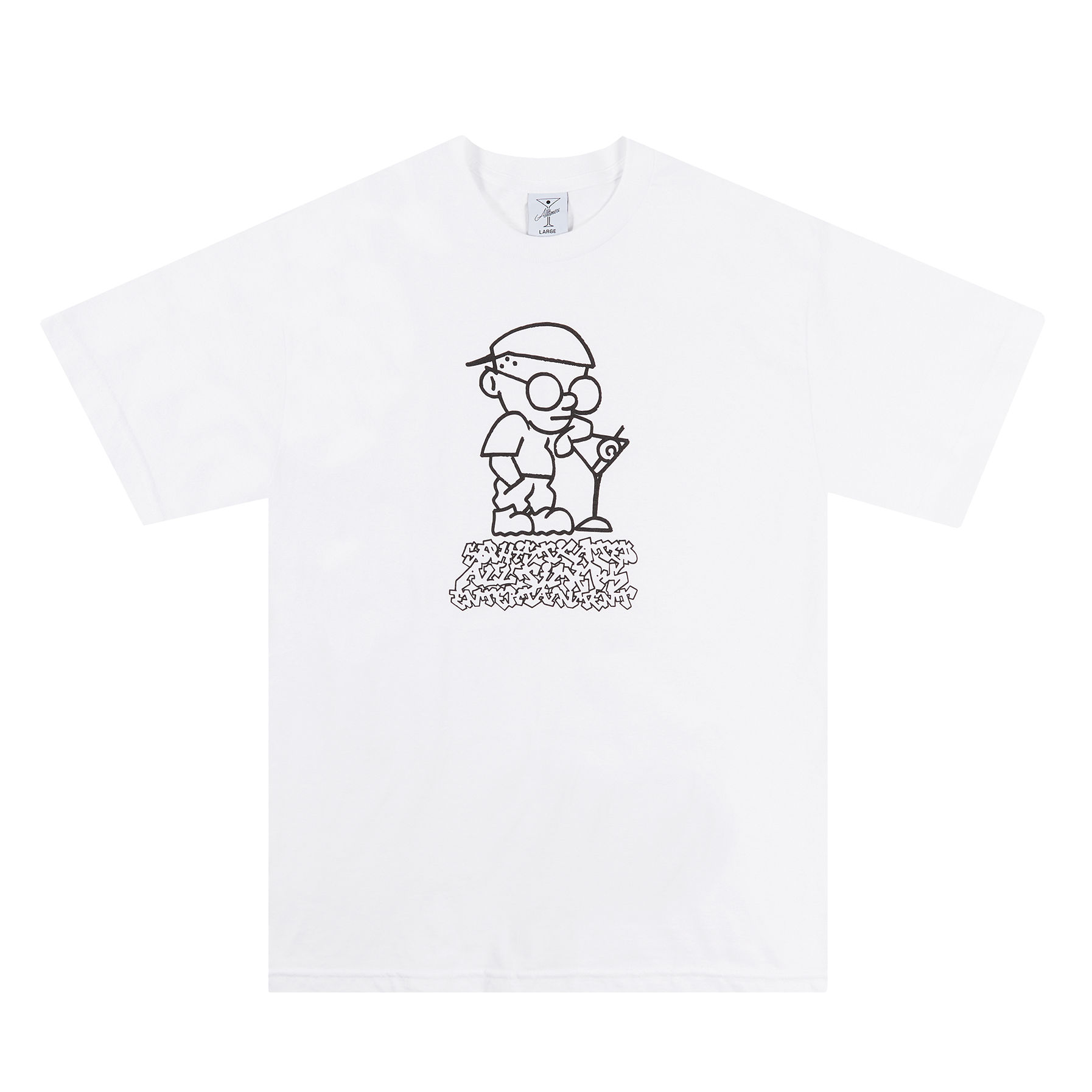 Alltimers Bronze Sophisticated T-Shirt White