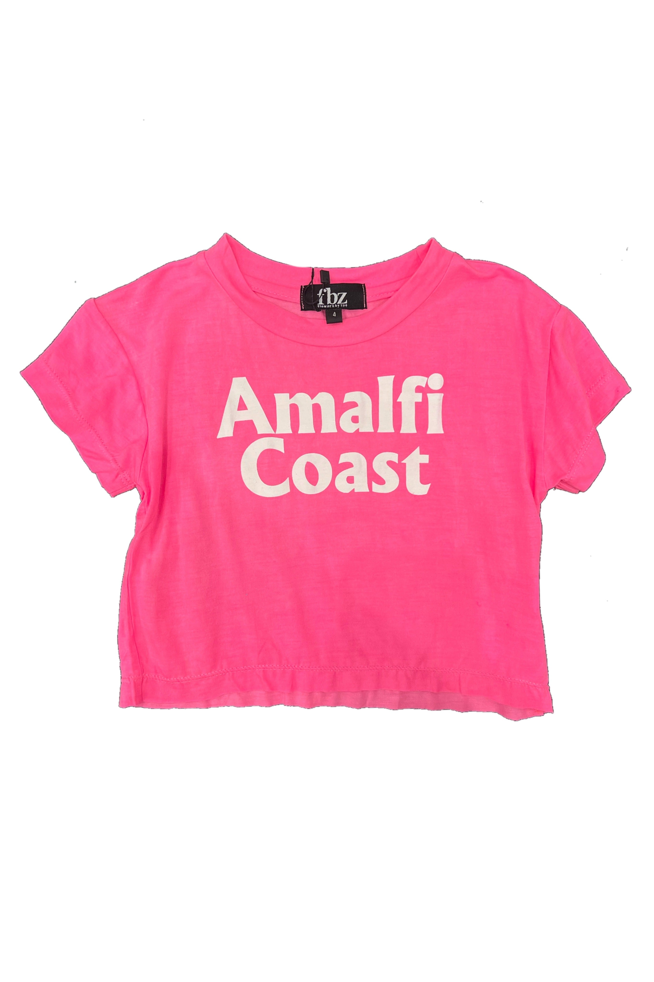 Amalfi Coast Tee - Neon Pink