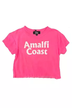 Amalfi Coast Tee - Neon Pink