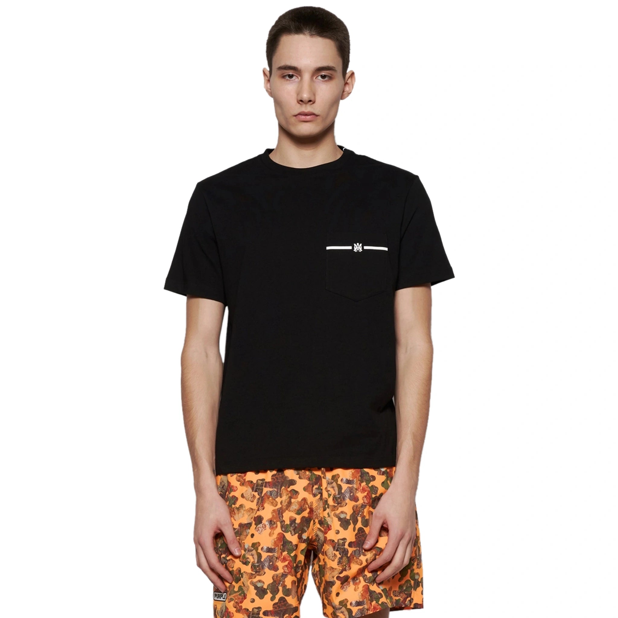 Amiri MA Black Pocket T-Shirt