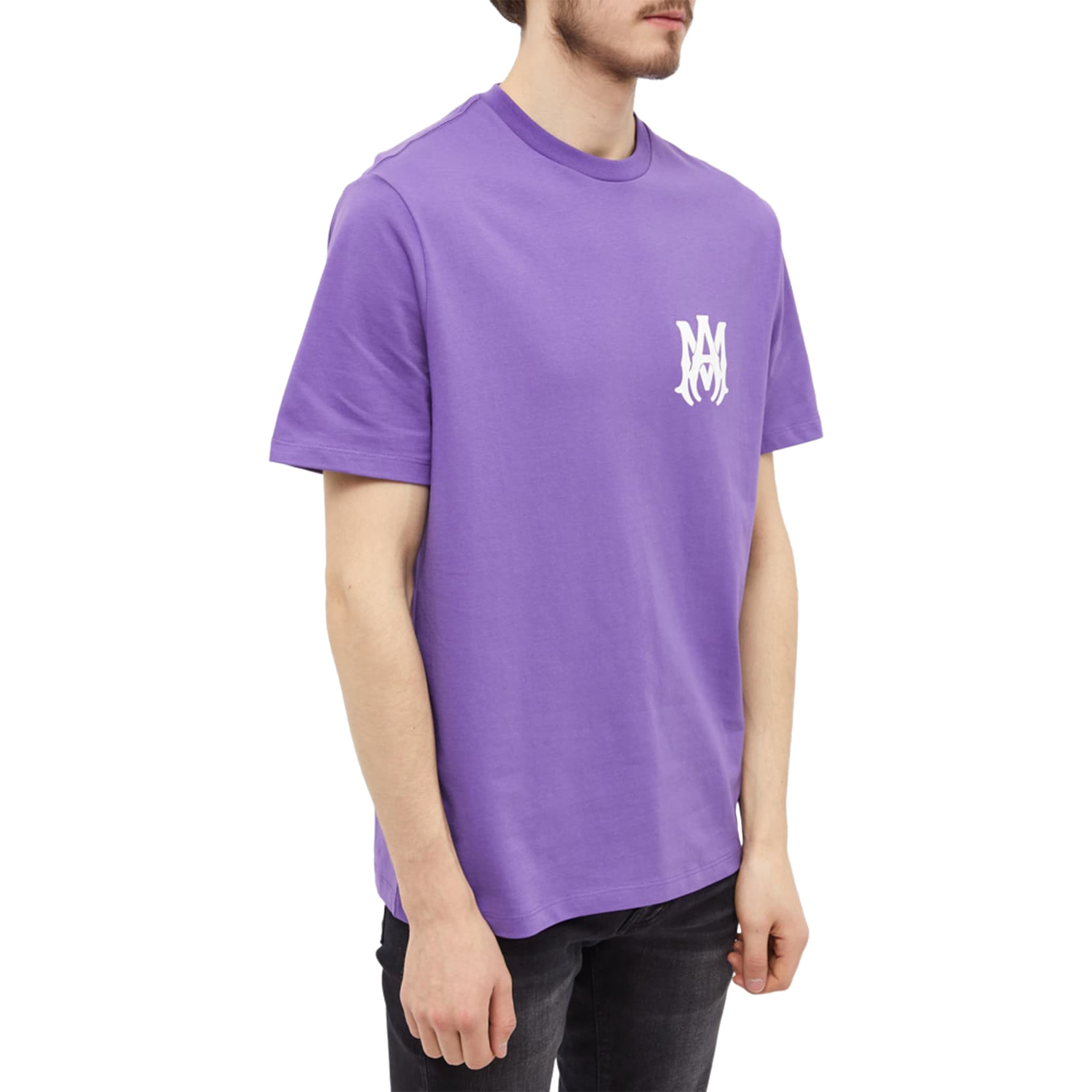 Amiri Purple Logo T Shirt