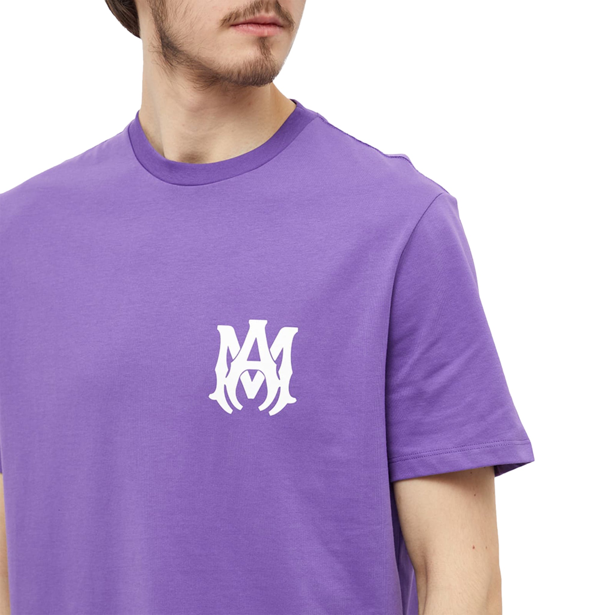 Amiri Purple Logo T Shirt