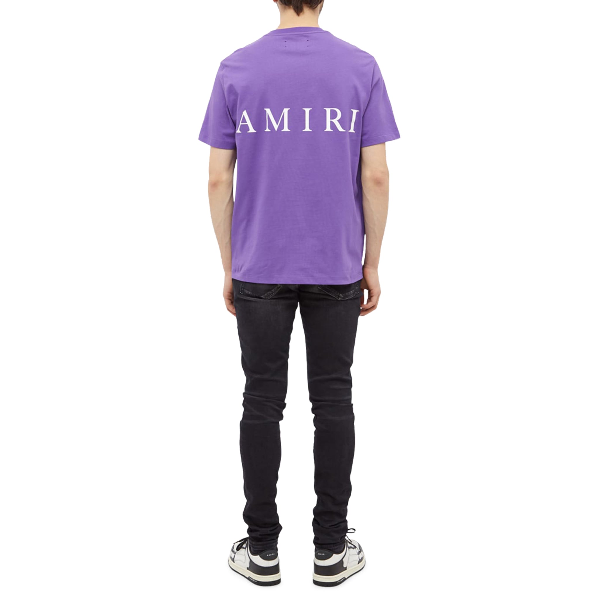 Amiri Purple Logo T Shirt