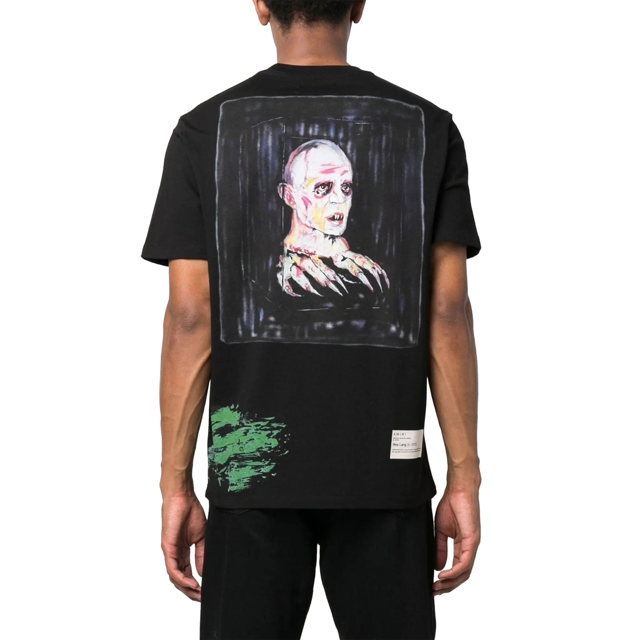 Amiri Wes Lang Blood 38' Black Tee-shirt