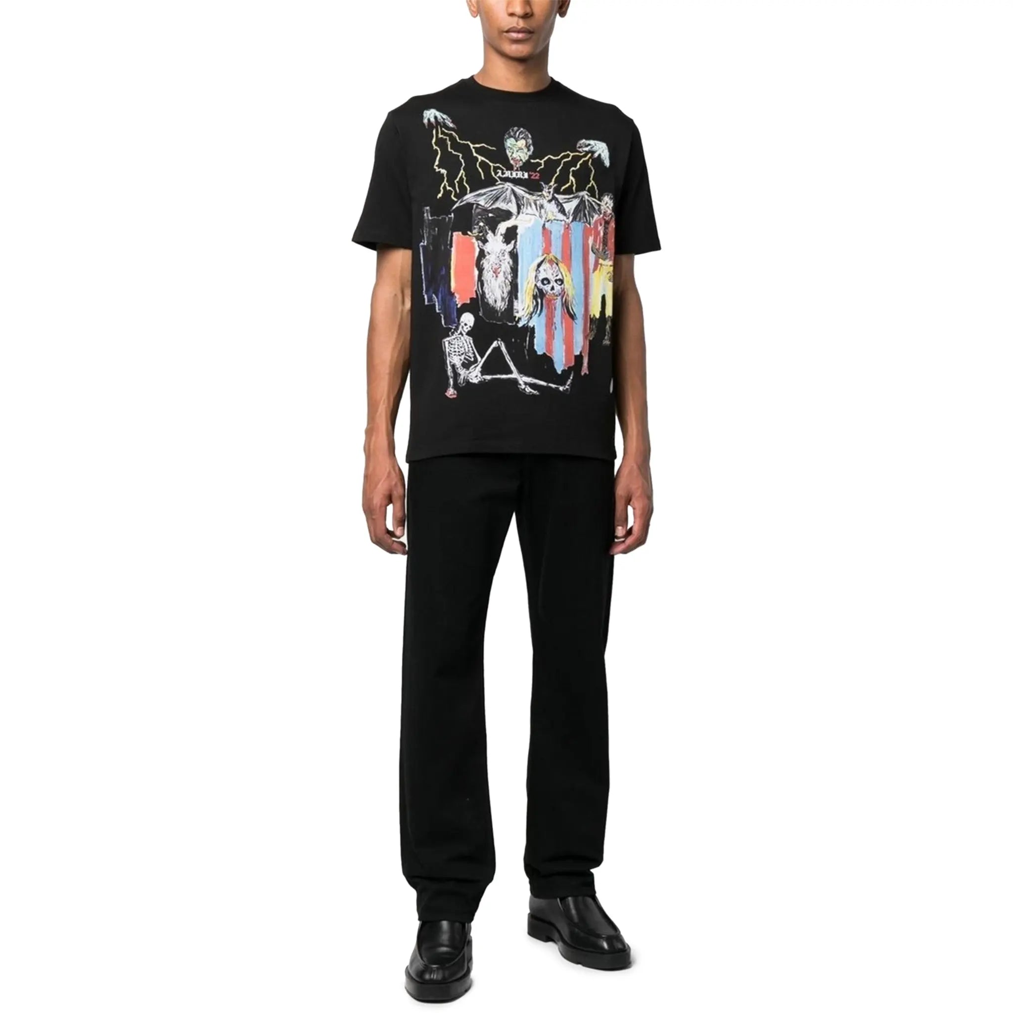 Amiri Wes Lang Blood 38' Black Tee-shirt