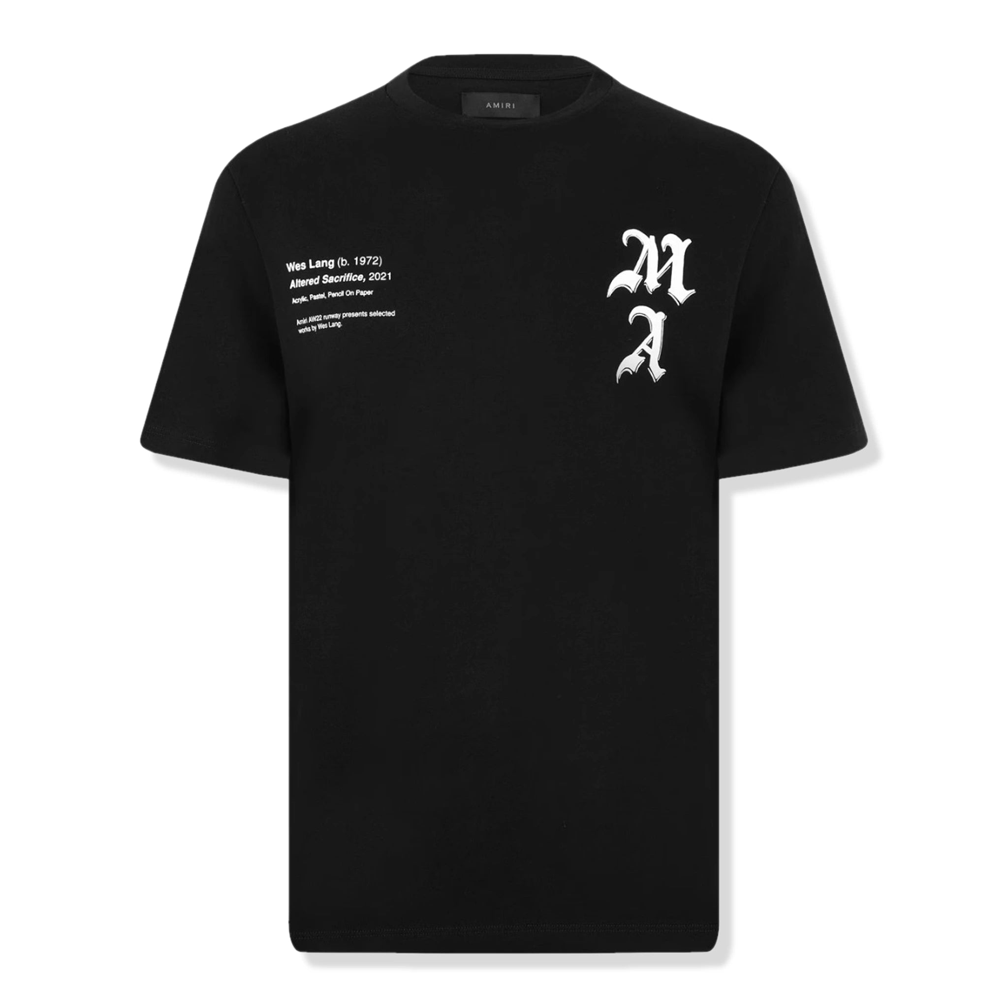 Amiri Wes Lang Skull T-Shirt - Black