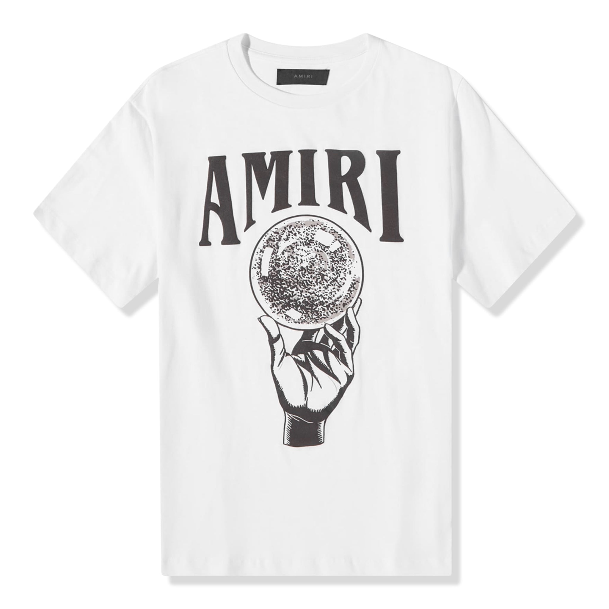 Amiri White Crystal Ball Tee-Shirt.