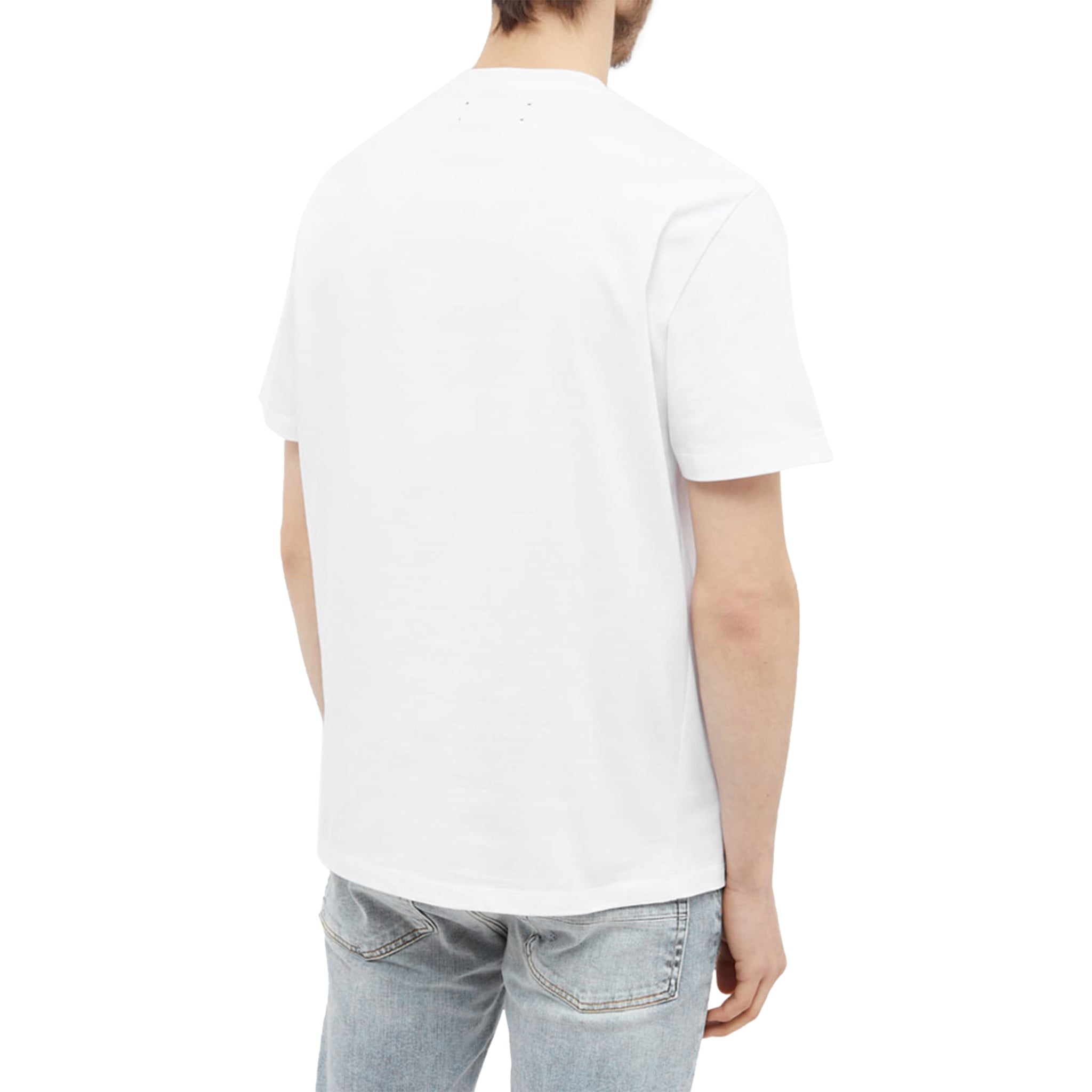 Amiri White Crystal Ball Tee-Shirt.