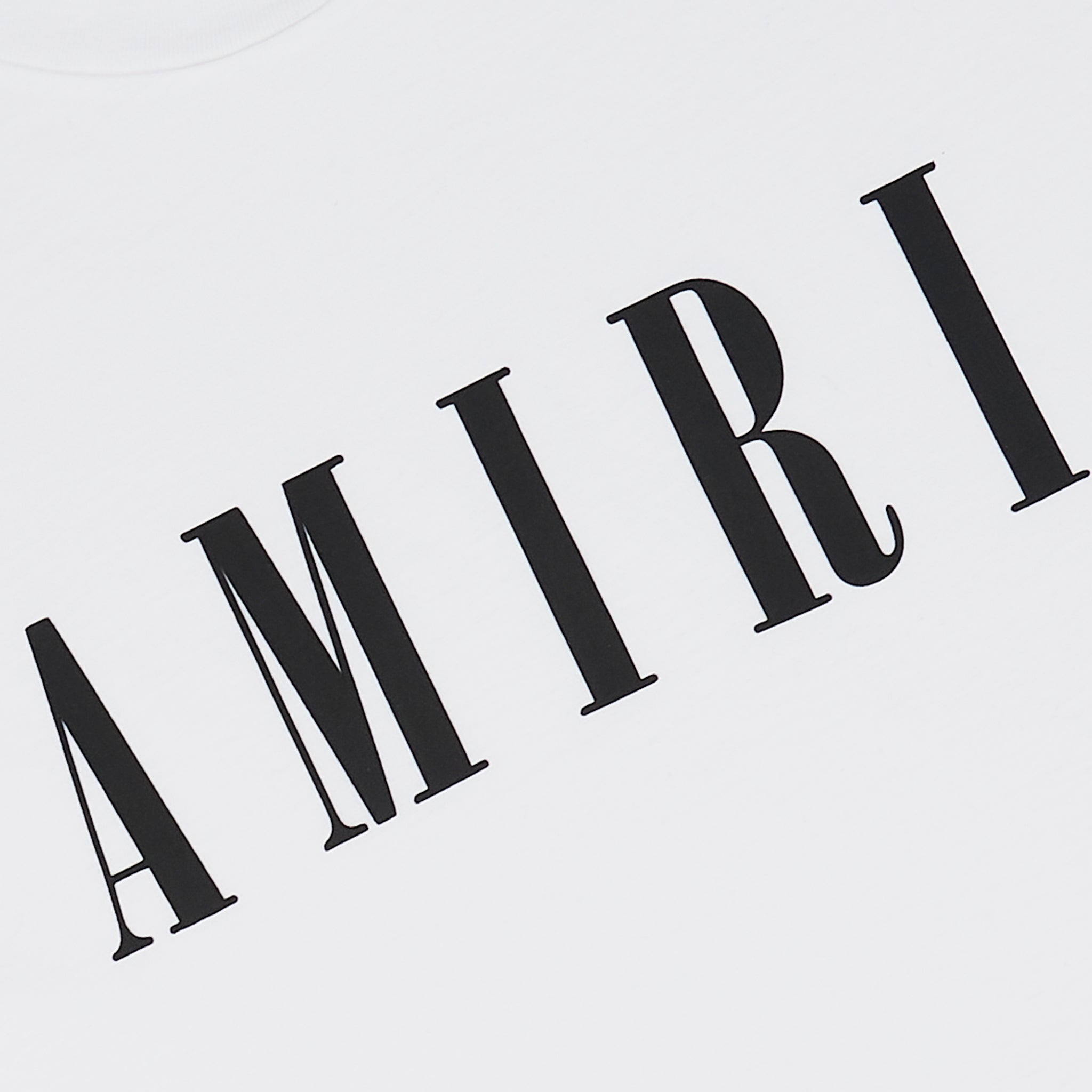 Amiri White Logo T-Shirt