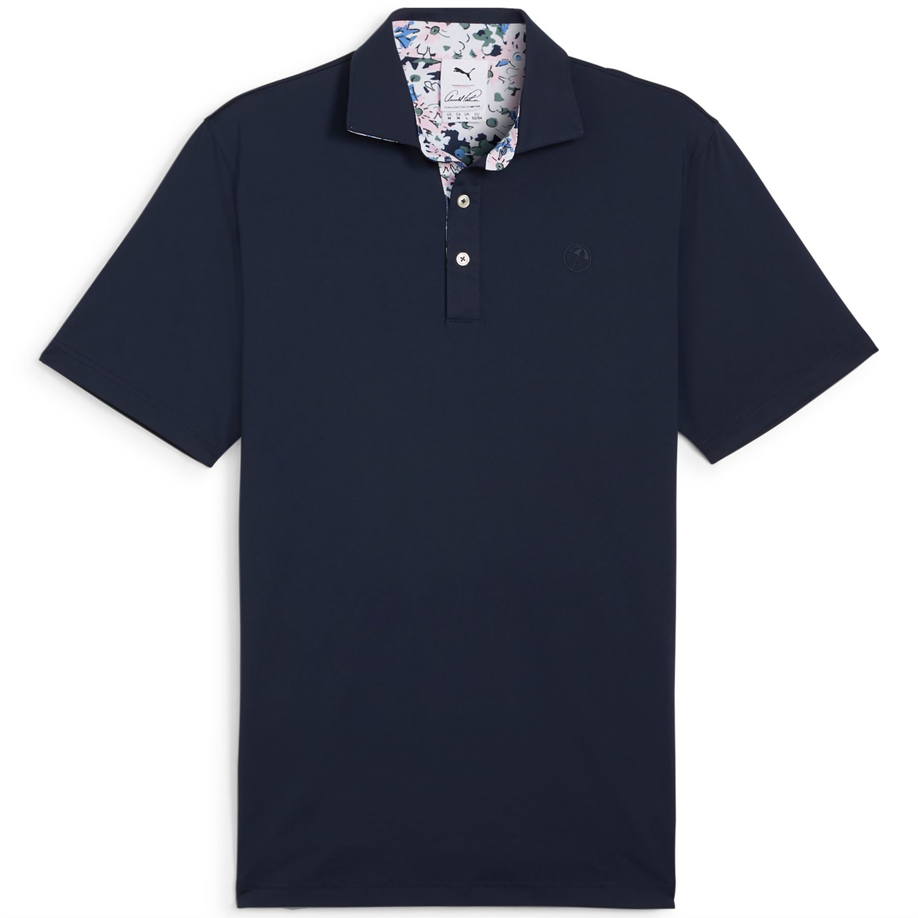 AP Floral Trim Polo Deep Navy - SS24