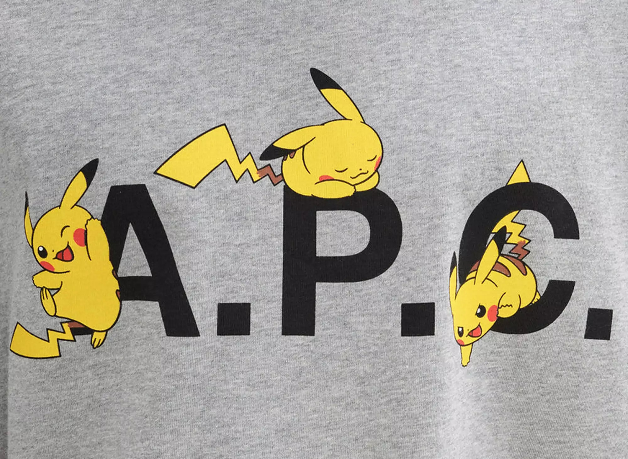 A.P.C. Pikachu T-Shirt Grey