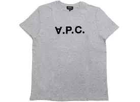 A.P.C. VPC Color H Grey/Black T-Shirt