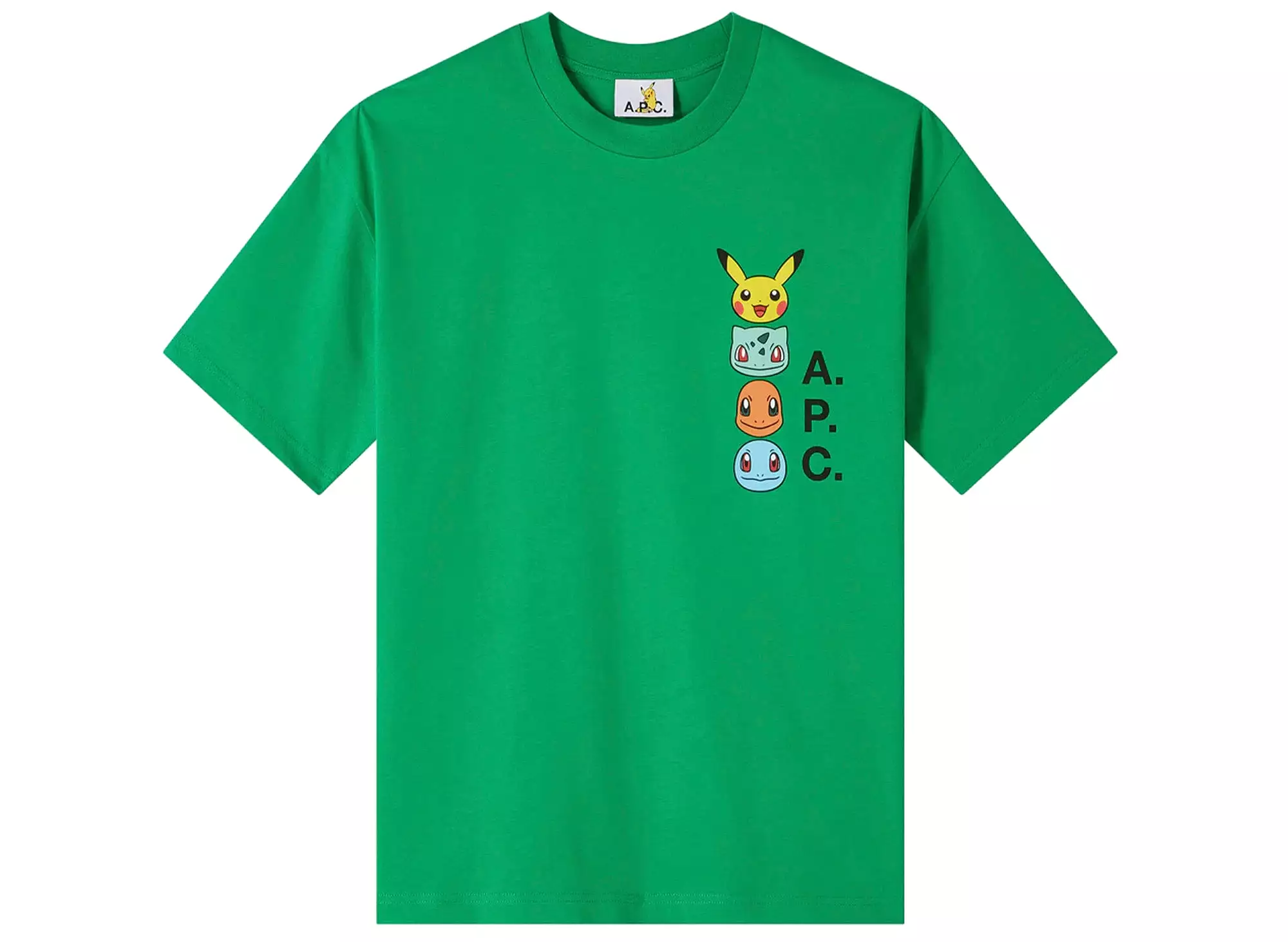 A.P.C. x Pokemon The Portrait H T-Shirt Green