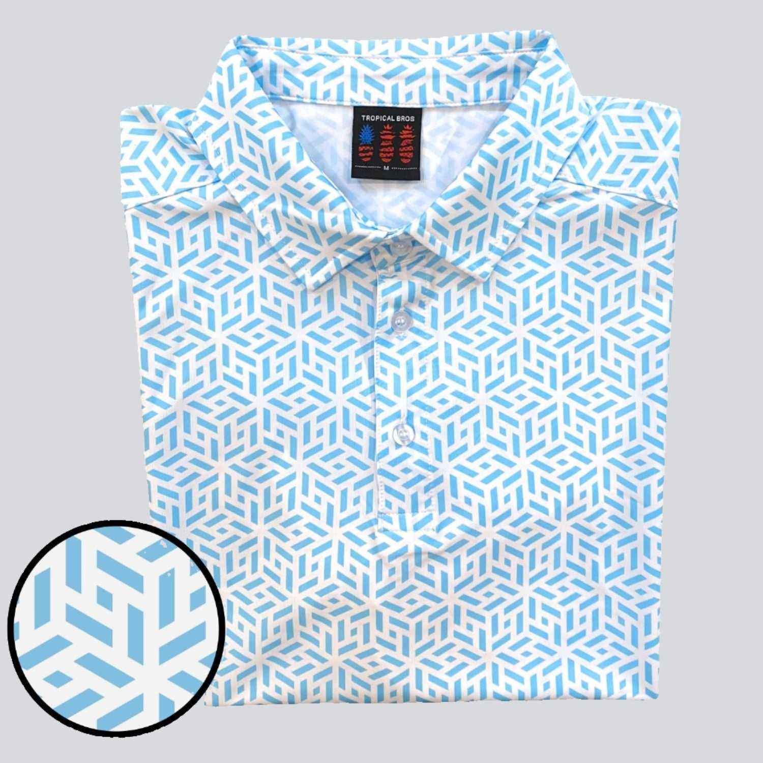 Aqua Weave Polo Shirt