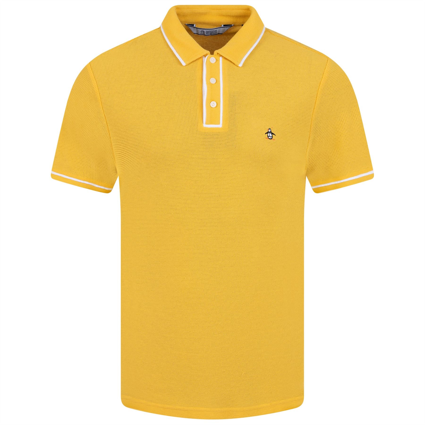 Archive Polo Shirt - Organic Cotton, Earl Mesh, Samoan Sun, AW23