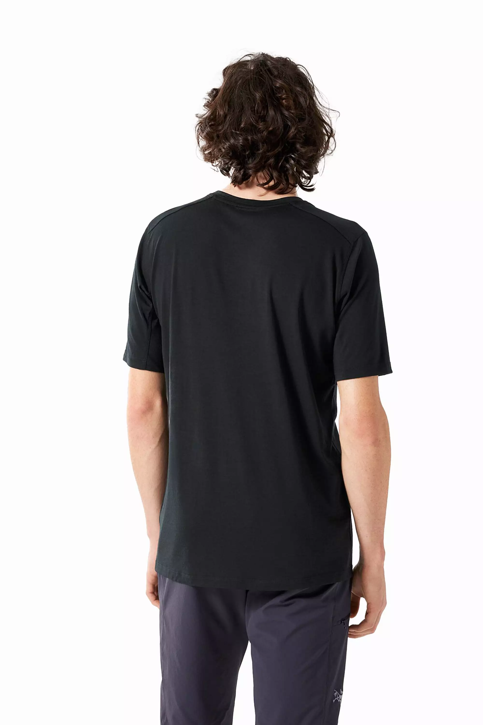 Arc'teryx Men's Ionia Merino Wool Logo Short Sleeve T-Shirt - Black