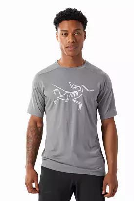 Arc'teryx Men's Ionia Merino Wool Logo Short Sleeve T-Shirt - Void