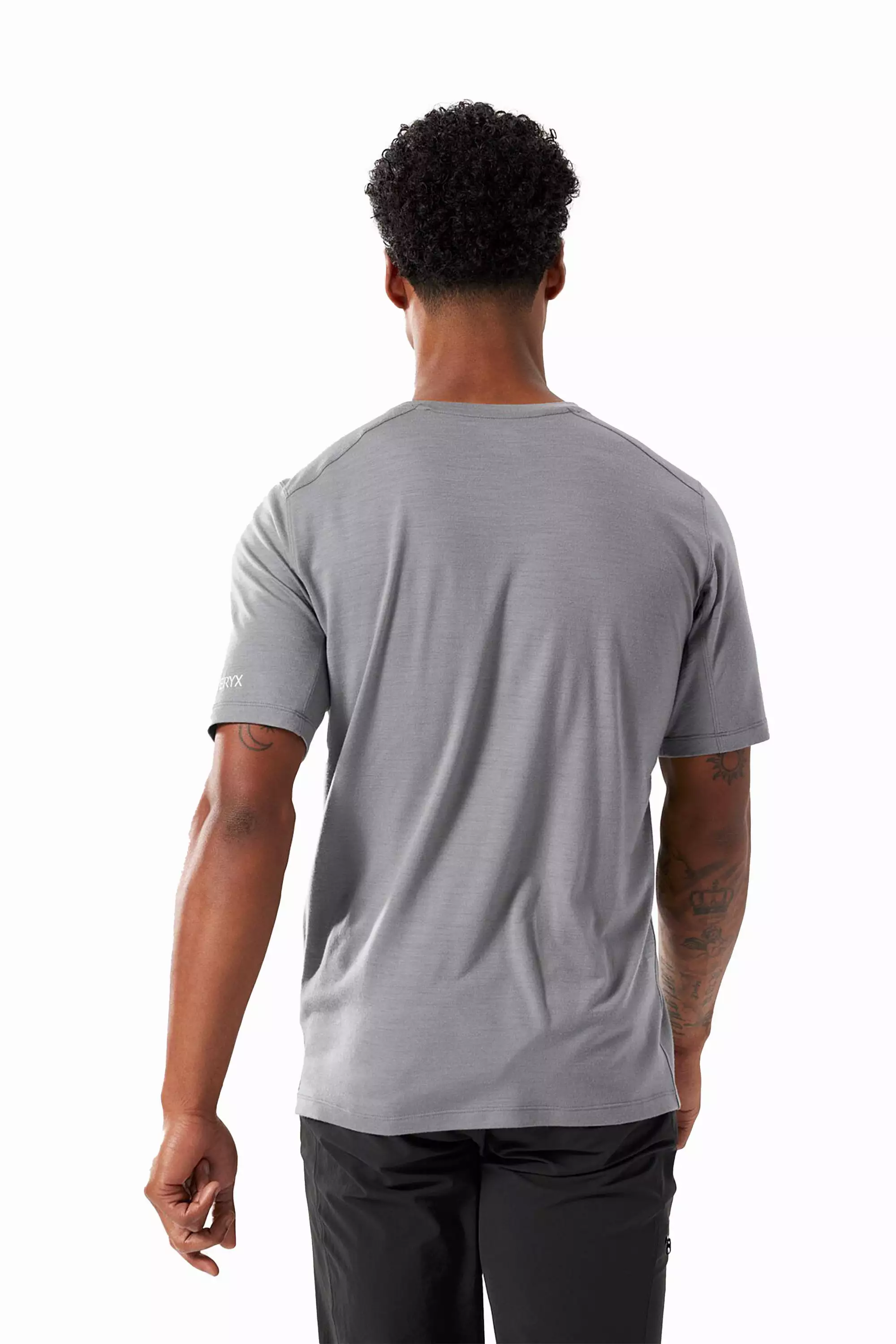 Arc'teryx Men's Ionia Merino Wool Logo Short Sleeve T-Shirt - Void