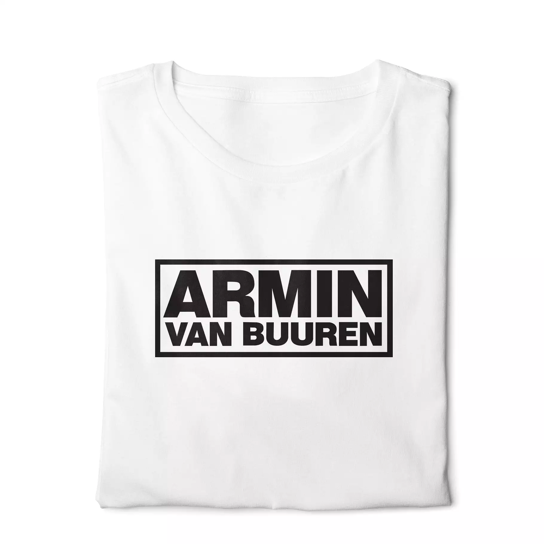 Armin Van Buuren - Basic White T-shirt with Digital Graphics