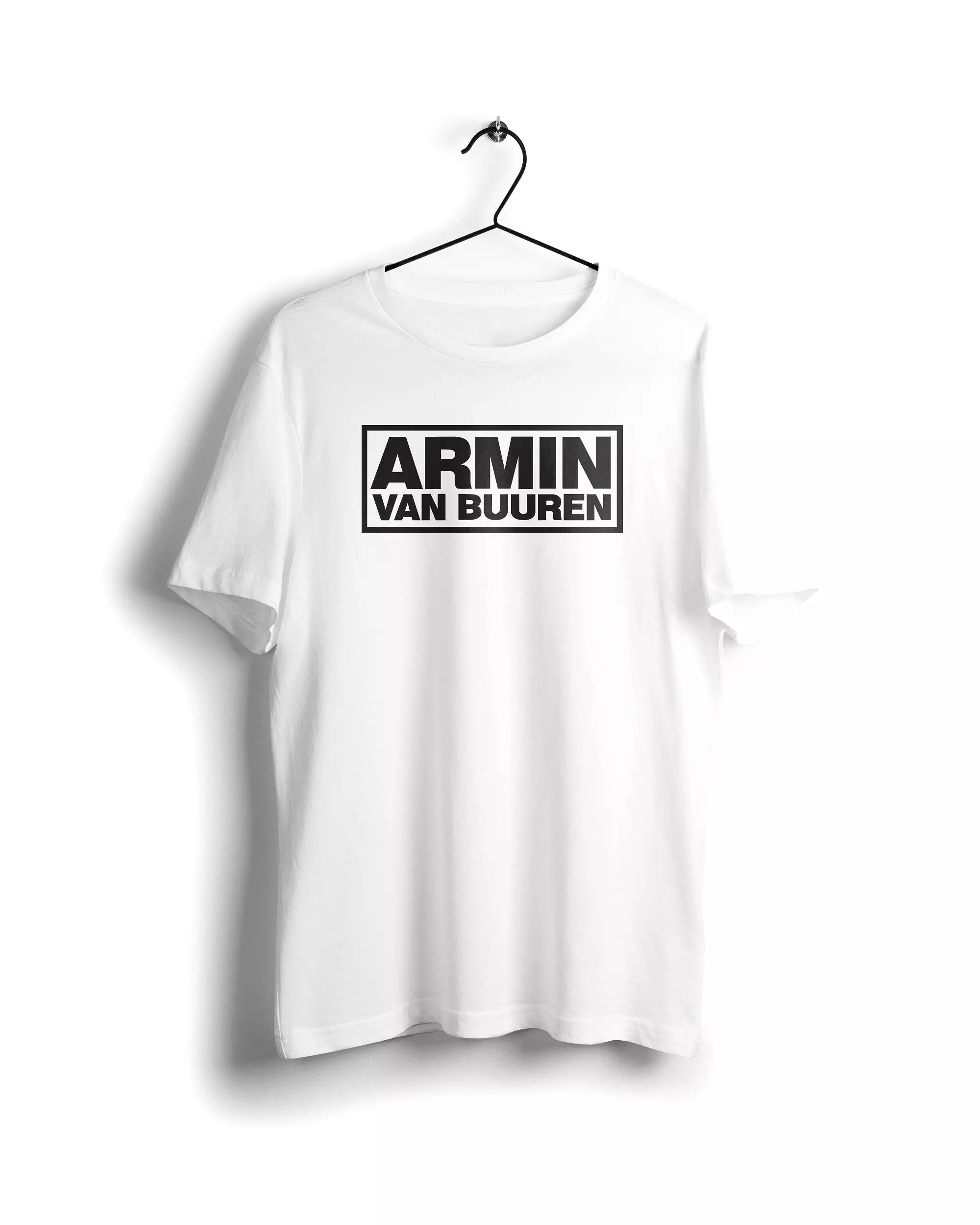 Armin Van Buuren - Basic White T-shirt with Digital Graphics