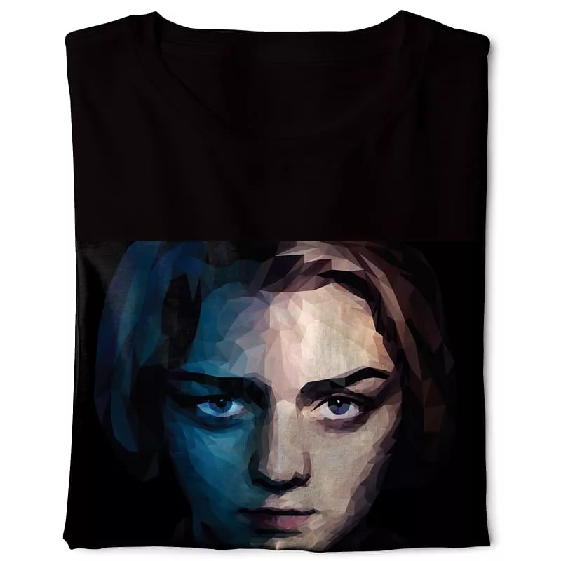 Arya Stark shirt, Game of Thrones, Not Today design, digital graphics, black T-shirt