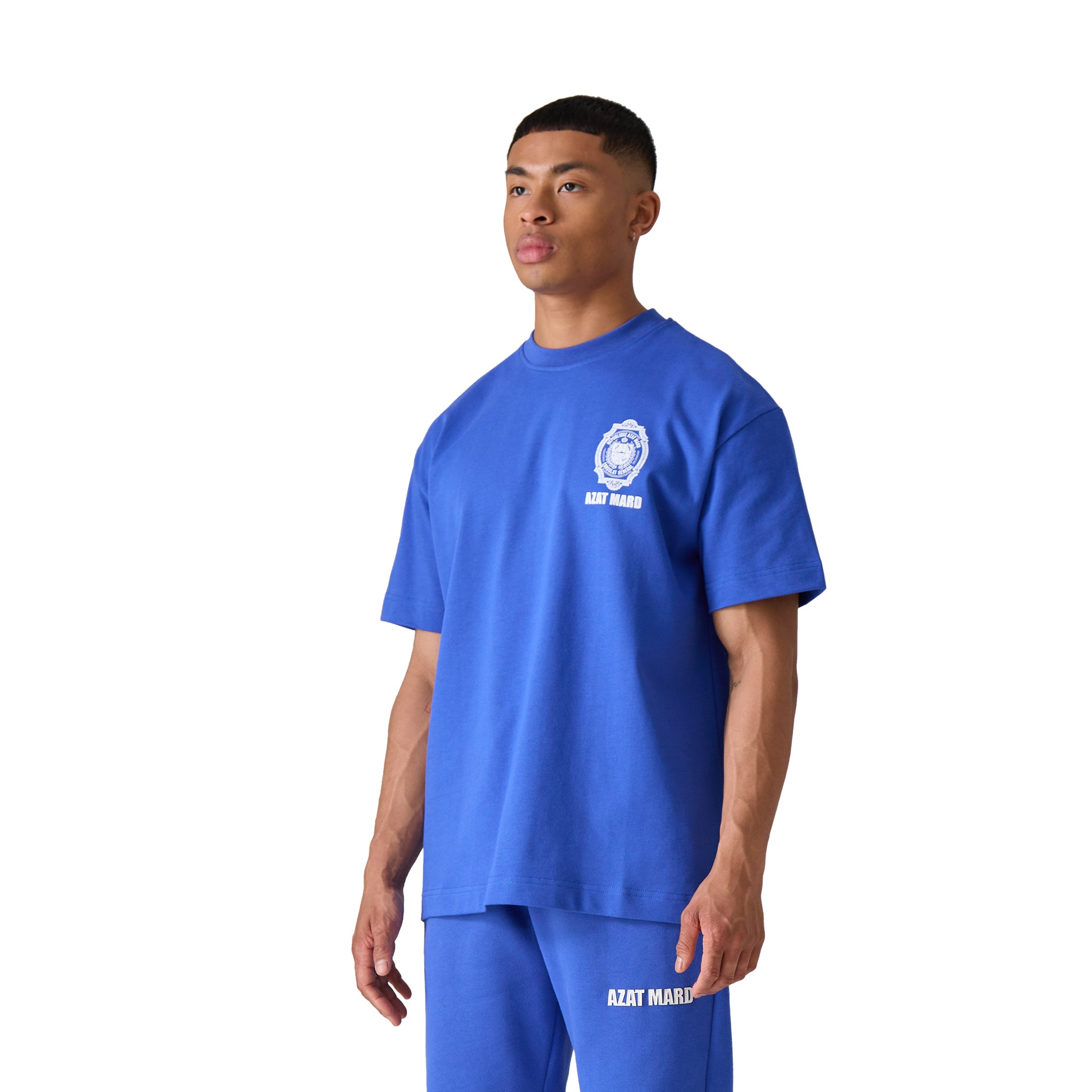 Azat Mard Blue Crest T-Shirt