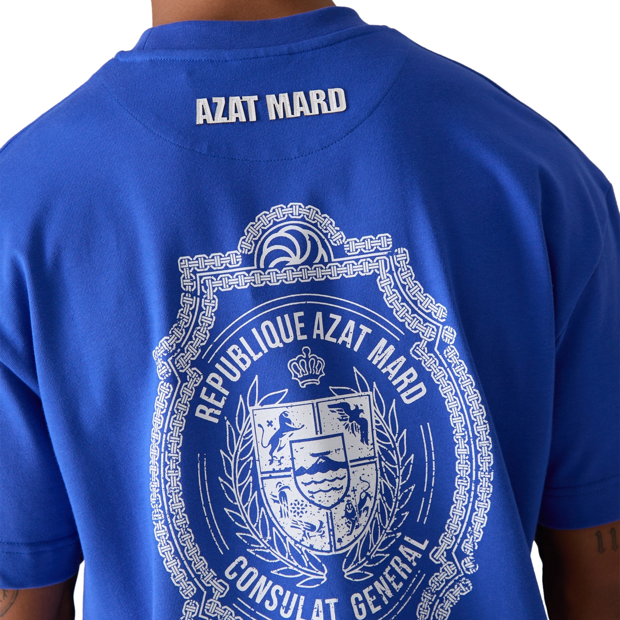 Azat Mard Blue Crest T-Shirt