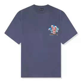 Azat Mard Navy T-Shirt, Ski-Inspired