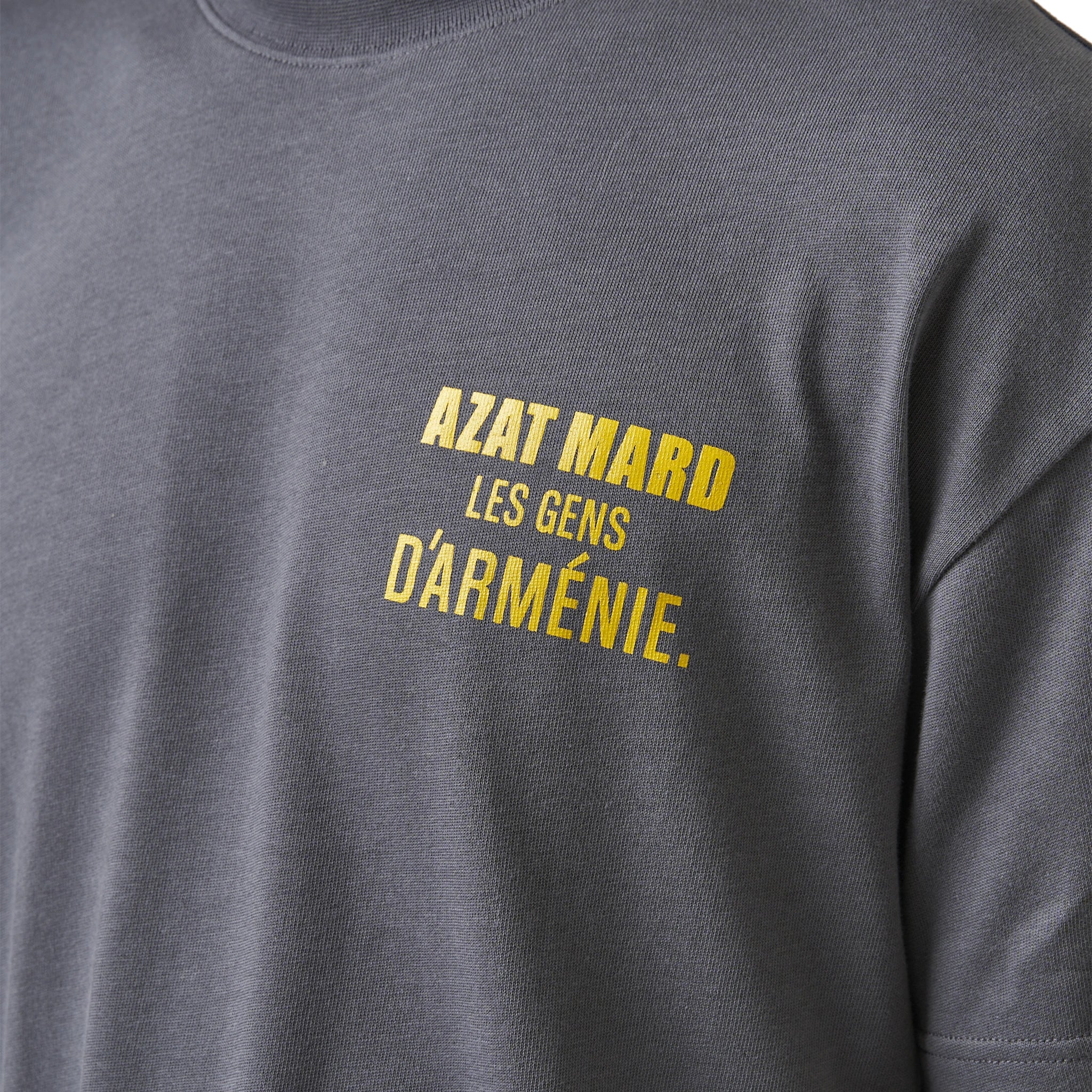 Azat Mard T Shirt Charcoal