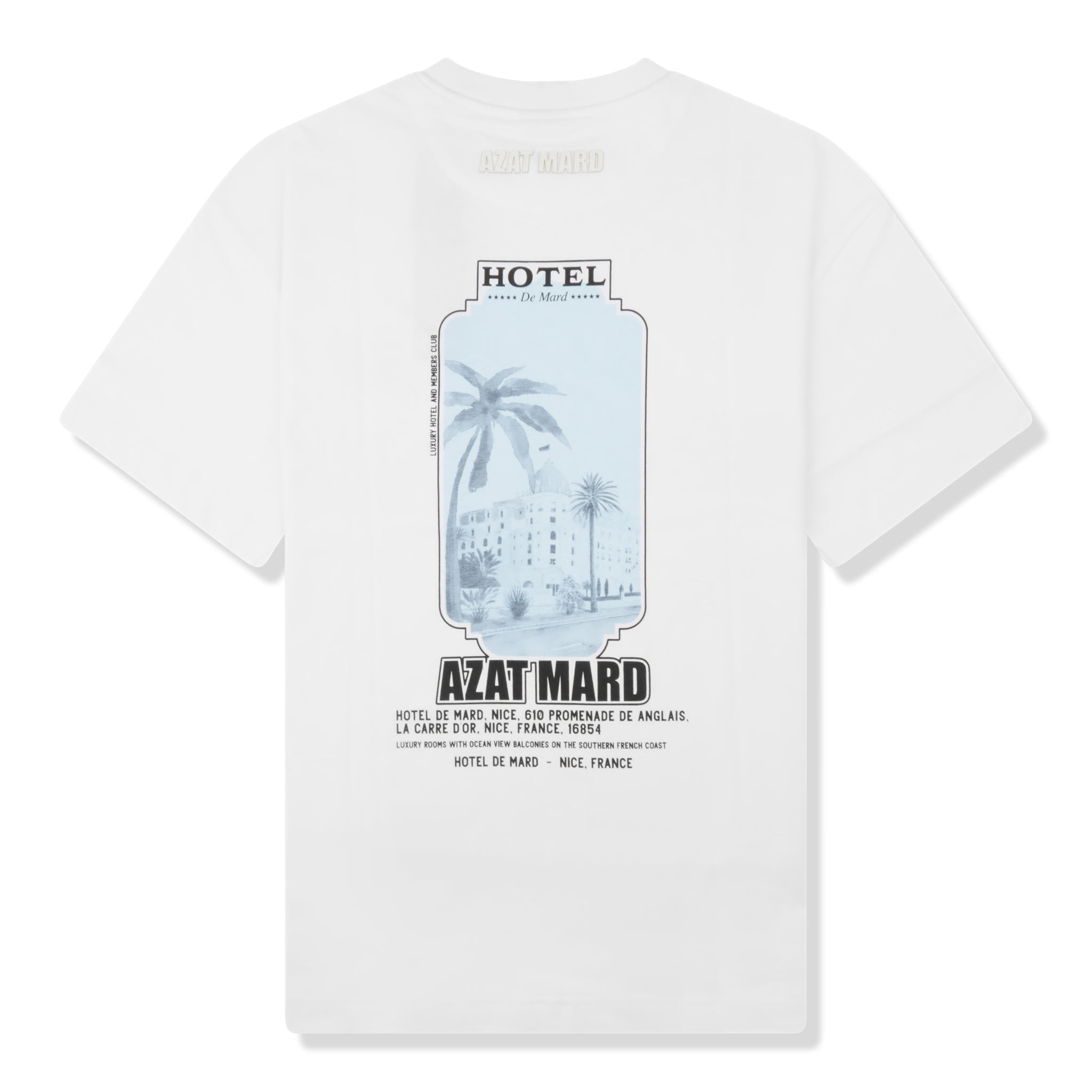 Azat Mard White T Shirt for Hotel De Mard