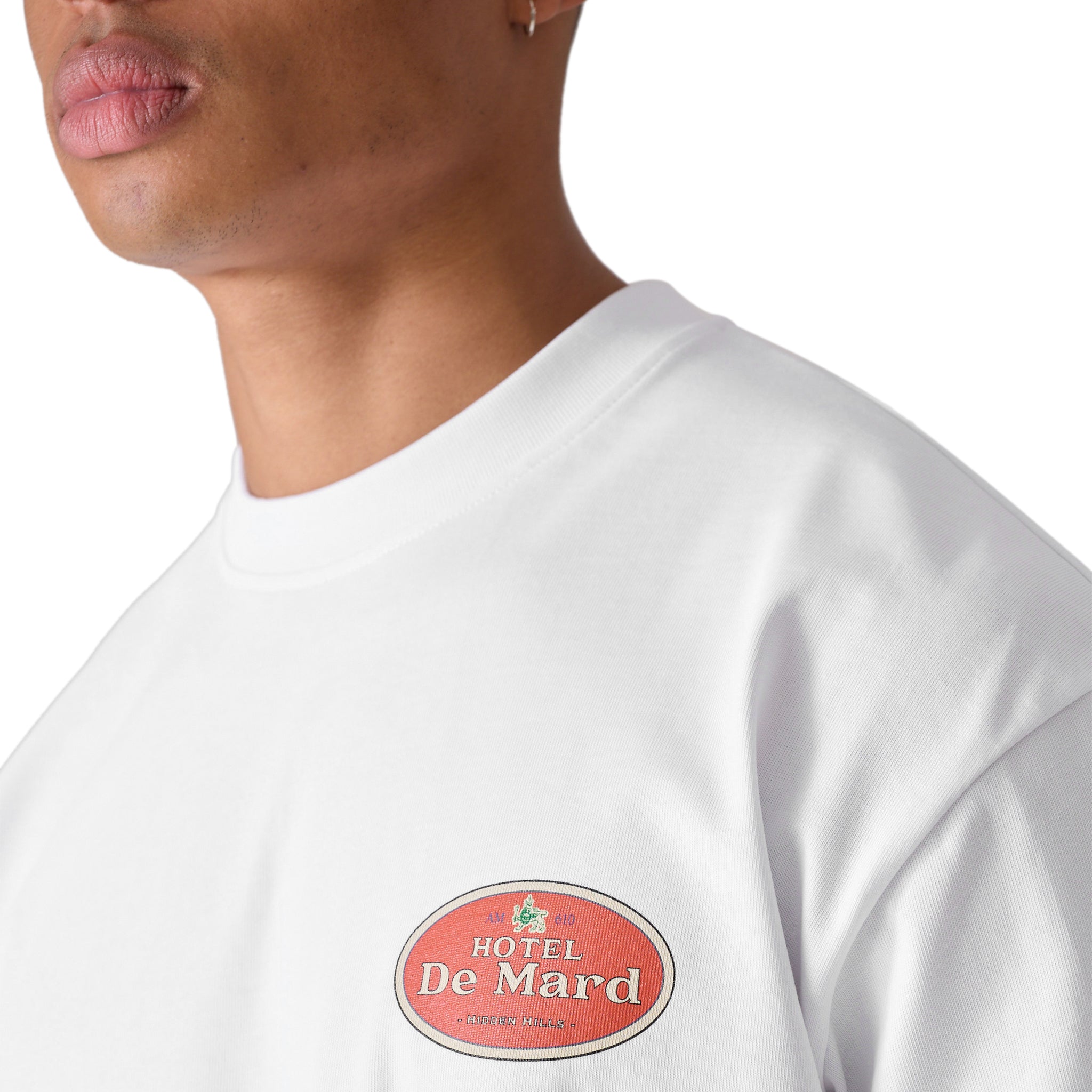 Azat Mard White T Shirt for Hotel De Mard