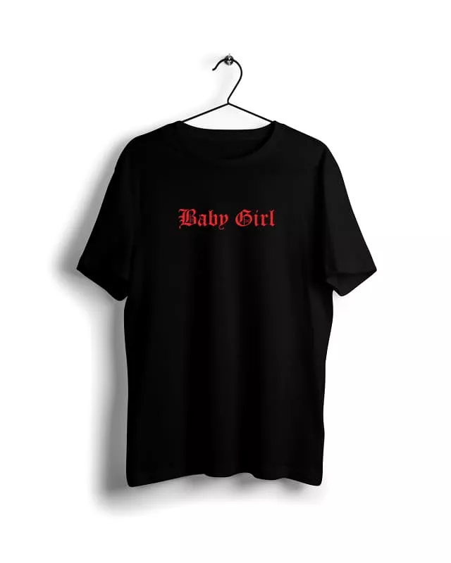 Baby Girl T-Shirt - Black Digital Graphics