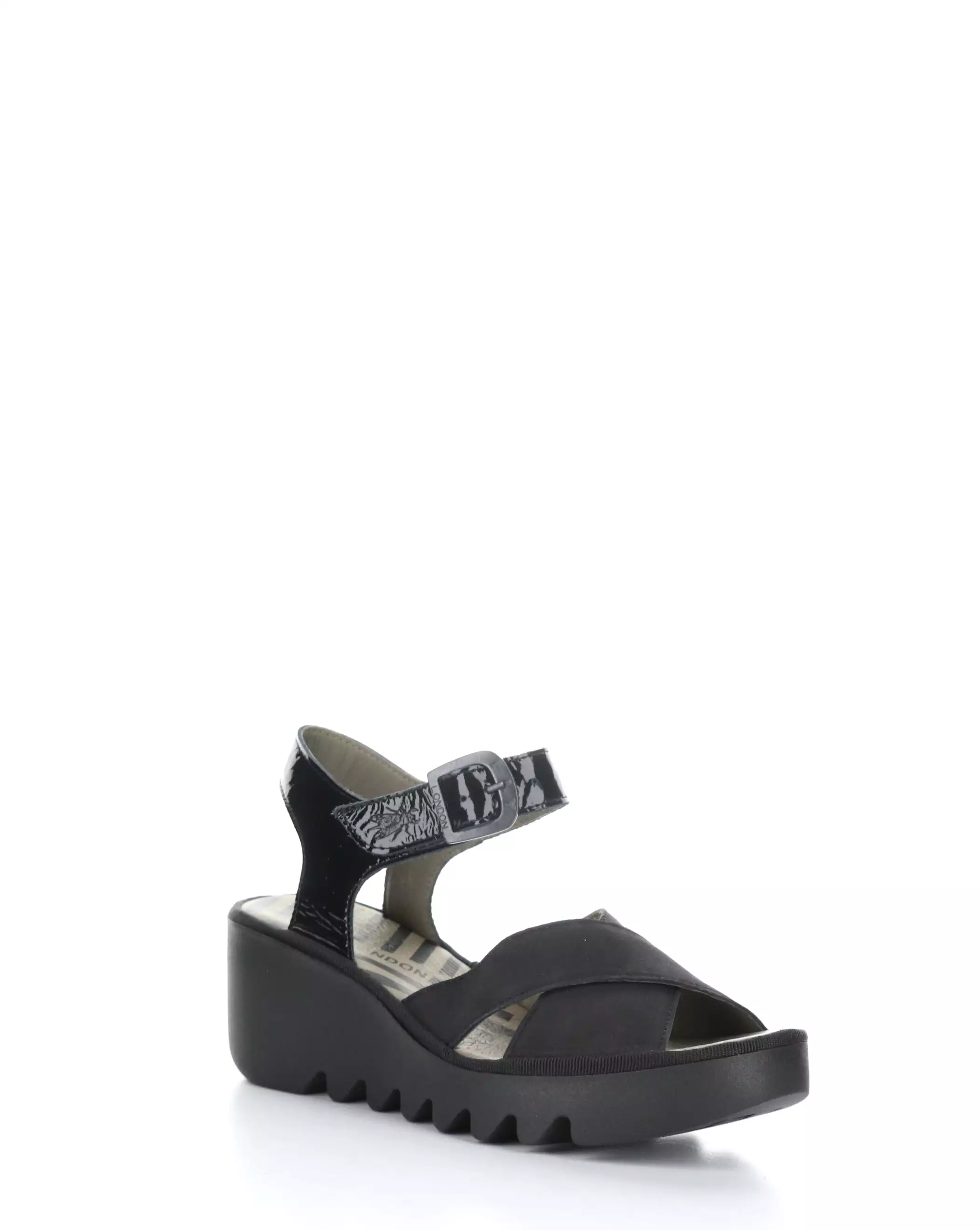 BACE411FLY 000 BLACK Round Toe Sandals - Shop Now!